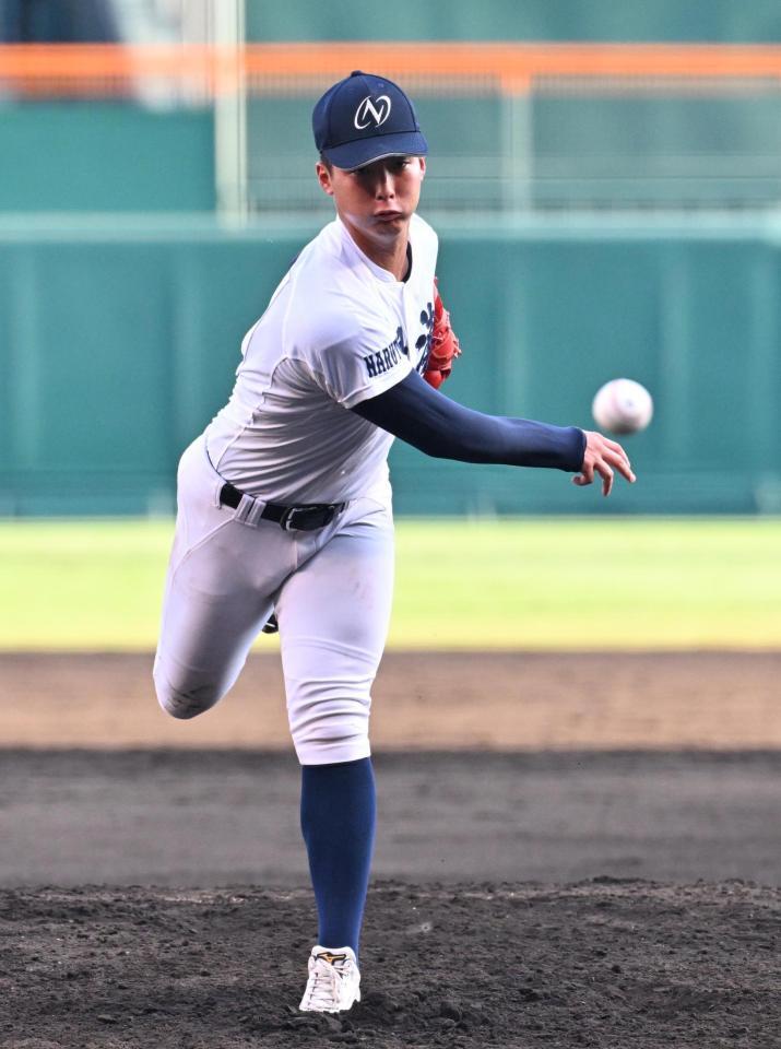 霞ケ浦戦に先発した鳴門渦潮・西村