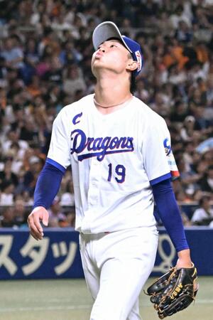 　７回１失点で７敗目を喫した中日・高橋宏