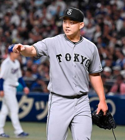 ７回無失点で３勝目を挙げた小笠原