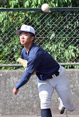 　天理戦へ向け調整する三重・上田