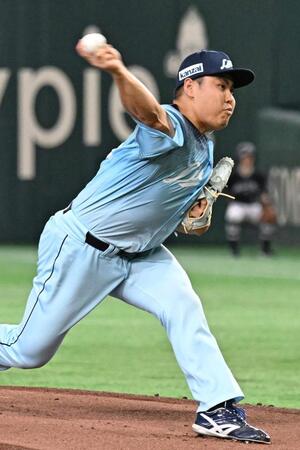 　７回２失点で９勝目を挙げた西武・平良