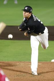 　楽天戦に先発したロッテ・吉川