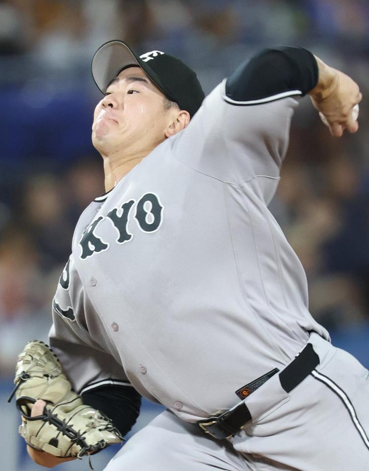 ５回、力投する井上