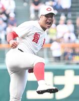 力投する智弁和歌山・和気匠太（撮影・高部洋祐）