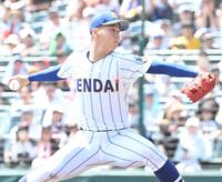力投する健大高崎・石垣聡志（撮影・高部洋祐）