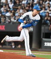先発した山崎