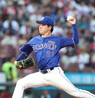 先発し力投する金丸（撮影・北村雅宏）