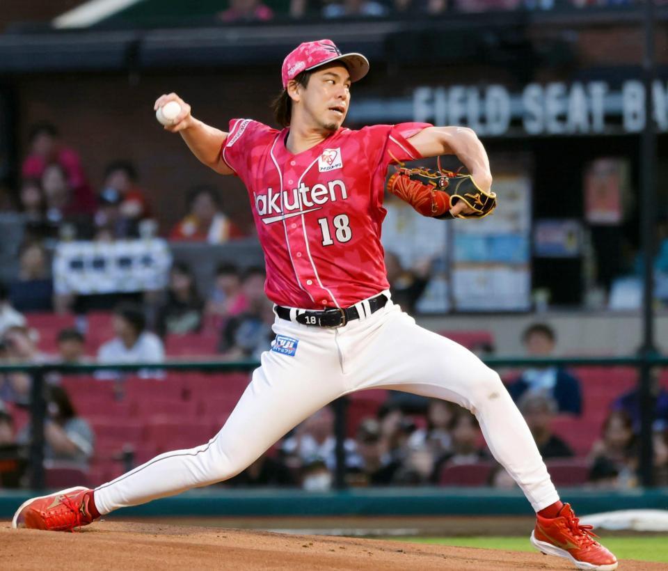 ロッテ戦に先発した前田健