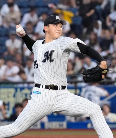日本ハム戦に先発したロッテ・田中