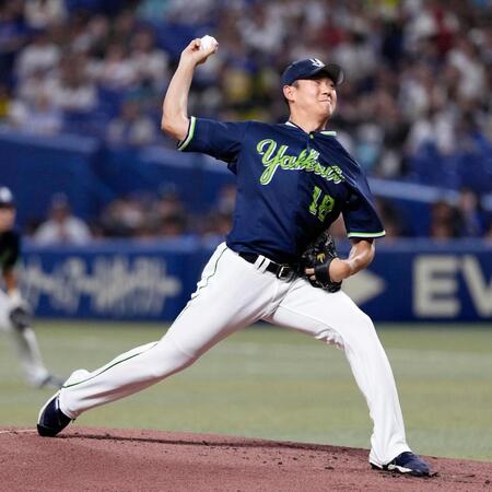 中日戦に先発したヤクルト・奥川
