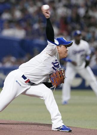 　６回２失点で５勝目を挙げた柳