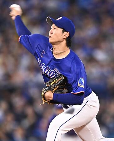 力投する高橋宏（撮影・開出牧）