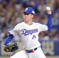 力投する先発の金丸（撮影・西田忠信）＝２７日