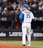 ７回途中で降板する北山（撮影・中島達哉）