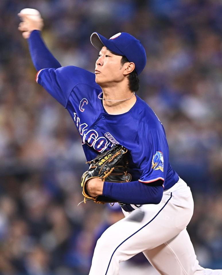 力投する高橋宏（撮影・開出牧）