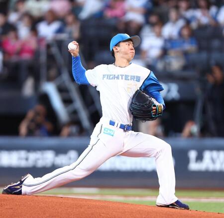 １回、力投する大川（撮影・中島達哉）