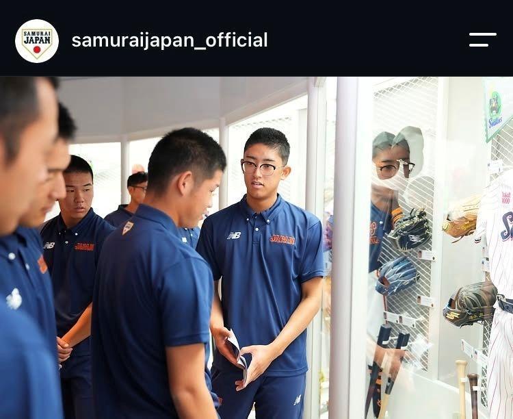 侍ジャパンのインスタグラム（＠ｓａｍｕｒａｉｊａｐａｎ＿ｏｆｆｉｃｉａｌ）より