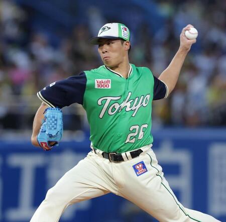 阪神戦に先発する山野（撮影・西岡正）