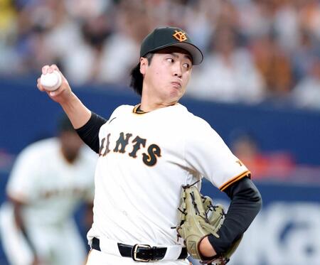 ＤｅＮＡ打線を相手に力投する西舘（撮影・立川洋一郎）
