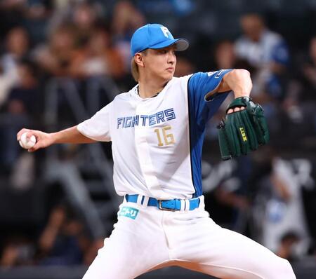 ソフトバンク戦に先発する達（撮影・中島達哉）
