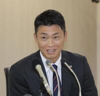 青木宣親ＧＭ（撮影・西岡正）
