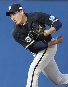 　楽天戦に先発したオリックス・九里
