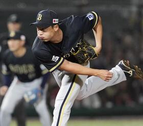 　楽天戦に先発したオリックス・岩崎