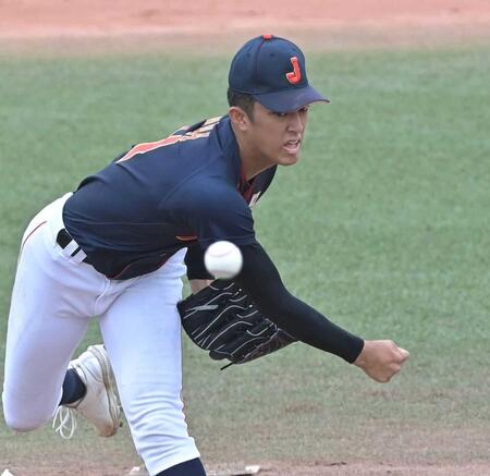 　２回無失点の好投を見せた織田（撮影・持木克友）