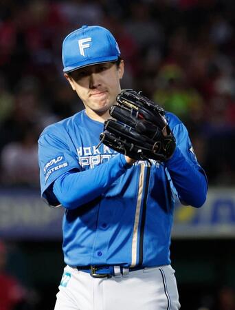 楽天戦に先発し、８回２失点で11勝目を挙げた北山