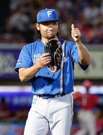 ７回１失点で９勝目を挙げた伊藤