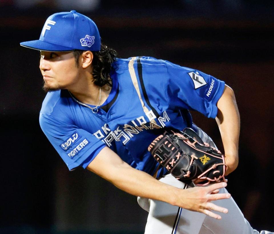 楽天戦に先発し、７回１失点で９勝目を挙げた伊藤