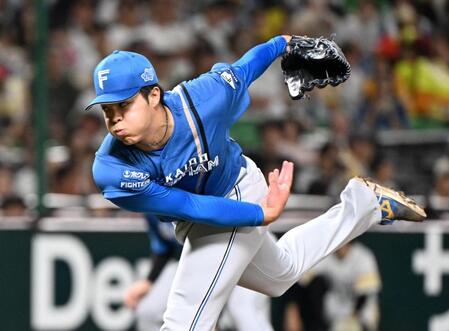 ６回、２番手で登板する柴田