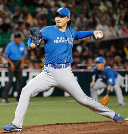 ソフトバンク戦に先発した山崎
