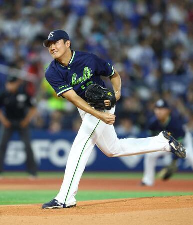 先発し力投する奥川（撮影・石井剣太郎）