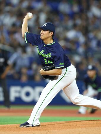 先発し力投する奥川（撮影・石井剣太郎）