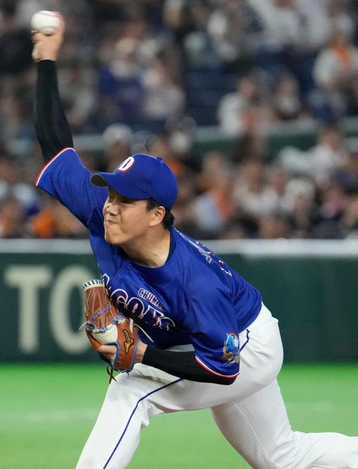 巨人戦に先発した柳