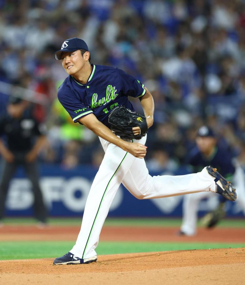 先発し力投する奥川（撮影・石井剣太郎）
