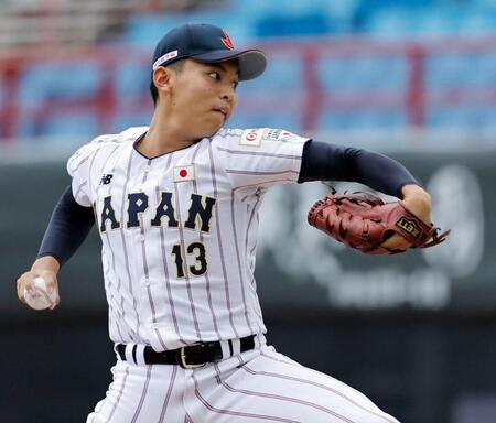 フィリピン戦に先発した門倉＝台北（共同）