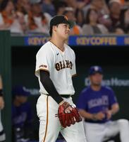 ４回、細川に適時打を浴びた代木（撮影・佐々木彰尚）