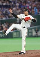 ３回無失点のマタ（撮影・佐々木彰尚）