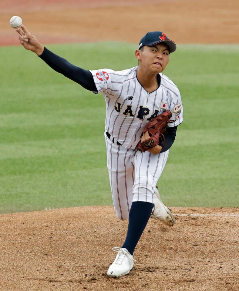 フィリピン戦に先発した門倉＝台北（共同）