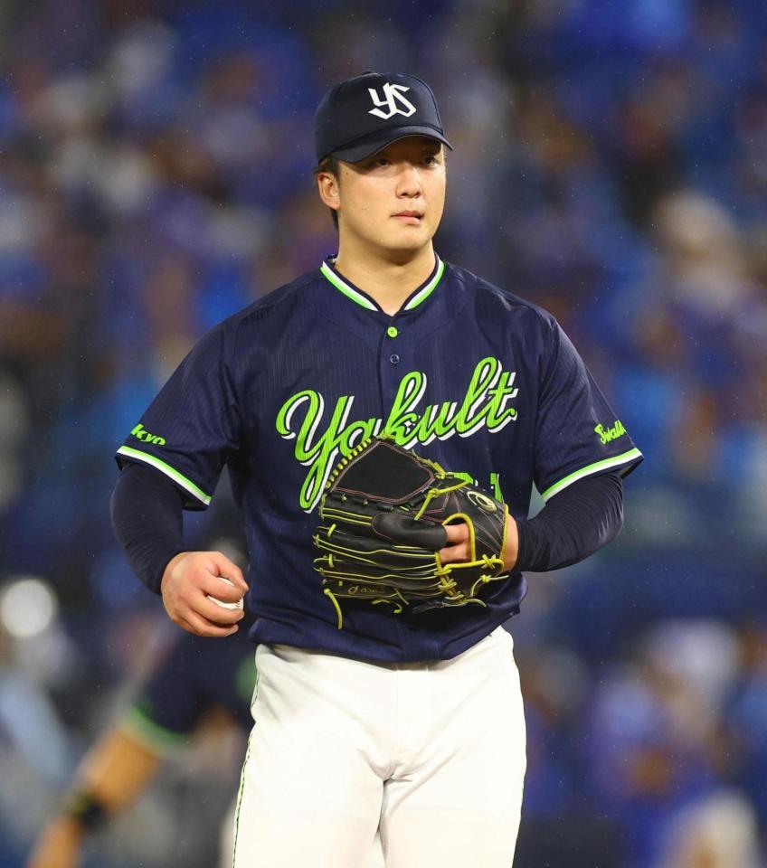 ２回、蝦名に適時打を許した吉村（撮影・石井剣太郎）