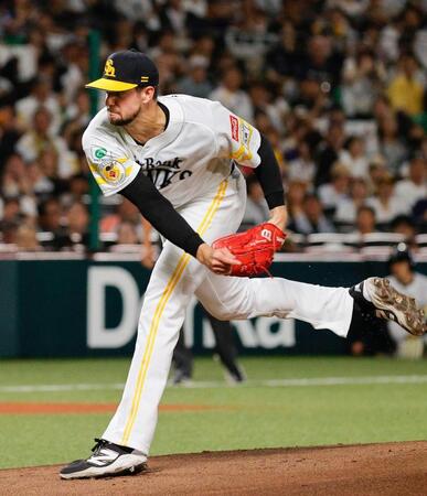 ロッテ戦に先発したラトリッジ