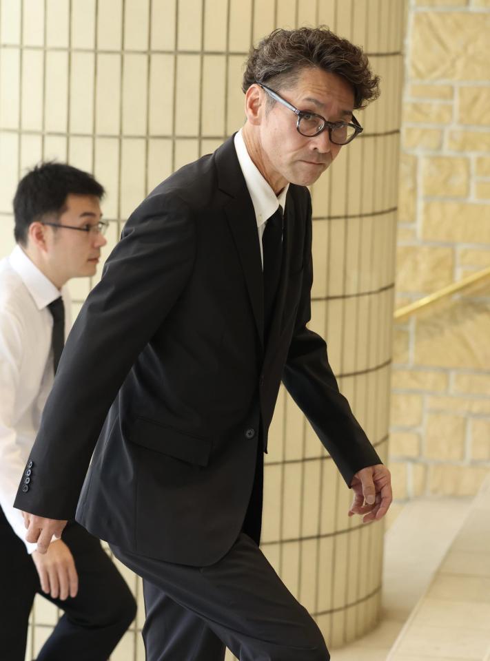 お別れの会に出席した元木大介氏（撮影・伊藤笙子）