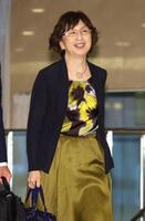 オーナー会議に向かうＤｅＮＡ・南場智子オーナー（撮影・西岡正）