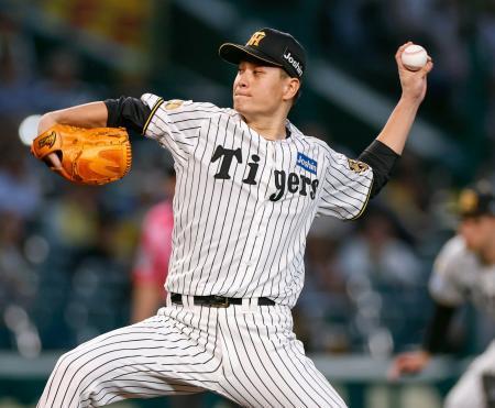 　広島戦に先発した阪神・大竹＝甲子園
