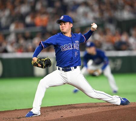 巨人戦に先発した金丸（撮影・堀内翔）