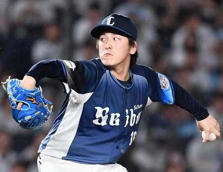 ロッテ戦に先発した西武・隅田