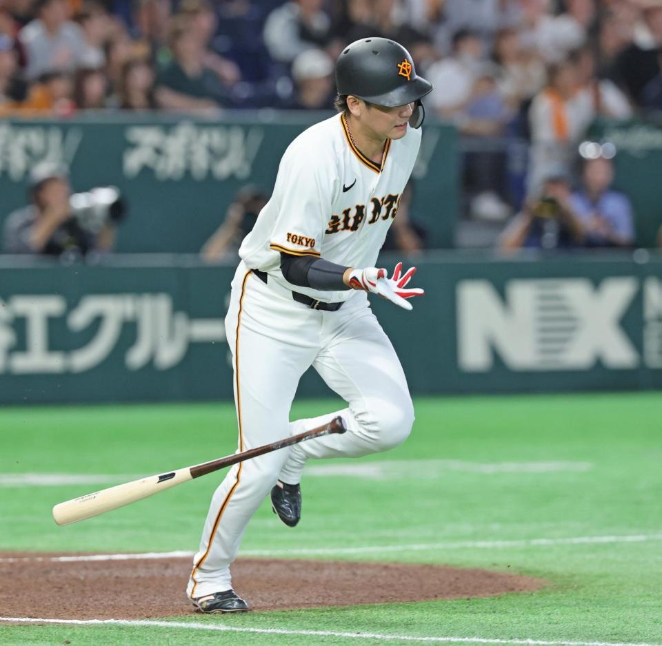 ６回、坂本が二ゴロに倒れる