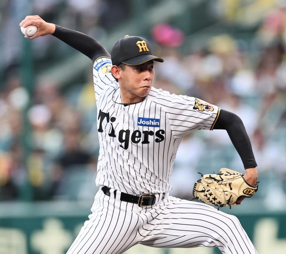 ２番手で登板した神宮（撮影・田中太一）